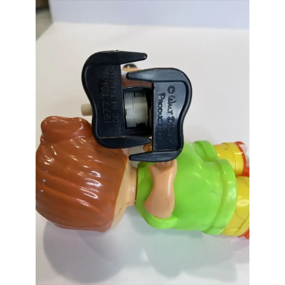 VINTAGE TOMY Wind-Up Plastic Toys Mickey Mouse 1977 78 79 Skating Girl Truck